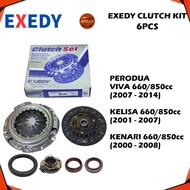 CLUTCH KIT EXEDY PERODUA VIVA 660/850cc KELISA 660/850cc KENARI 660/850cc 6PCS