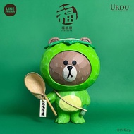 URDU福部屋LINE FRIENDS meets招福BROWN系列公仔/ 河童熊大