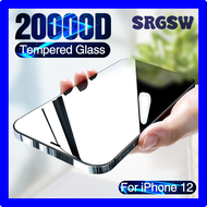 SRGSW กระจกนิรภัยสำหรับคลุมทั้งหมด20000D iPhone 12 13 Pro Max ปกป้องหน้าจอสำหรับ iPhone 12 13 Mini 13ป้องกันหน้าจอฟิล์มแก้ว SDBVS