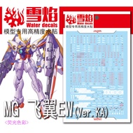 【XY water decals】 Snow Flame Studio MG-73 EW Flying Wing Ver.ka Fluorescent Ultra High Precision Mod