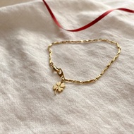 小小幸運草 -黃銅手環