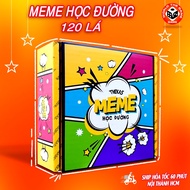 120-card Meme deck for fun to play with, funny meme boardgame for group play with friends - Boardgam