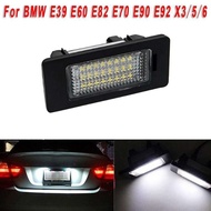 2Pcs Car LED License Number Plate Light 6000K Xenon Parts 12V Lamp Error Free For BMW 5 Series E60 E