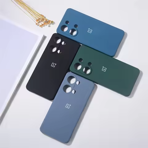 Original Liquid Silicone Cover For OnePlus Nord 3 Case 360 Full Camera Protection Soft Cover For One