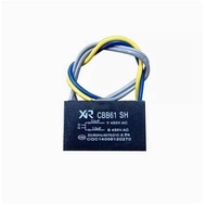 Cbb61 SH Speed Regulating Fan Capacitor 2.5 uf+3.5 uf 450VAC 4-Wire Capacitor