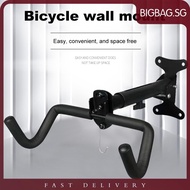 [bigbag.sg] Bike Rack Wall Hook Bike Wall Hanger Foldable Cycling Rack for Home Space Saving