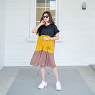 Daster Ice Cream|Daster Pelangi|Midi Dress Ice Cream|Others|Daster Adem dan Lembut Terbaru Murah|Ice