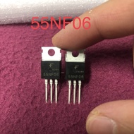 STP55NF06 P55NF06 55NF06 มอสเฟต Mosfet ภาคจ่ายไฟแอมป์รถยนต์ ยี่ห้อ ST แท้