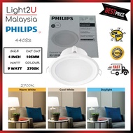 Philips 44083 round LED RECESS DownLight 9Watt 4" inch 2700K