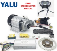 BERKUALITAS Motor Listrik BLDC 1000W 48V Dinamo 1KW Beban 800kg ATV