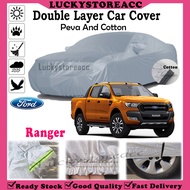 Ford Ranger 4X4 Anti Scratch Double Layer Car Cover PEVA Cotton Selimut Penutup Kereta Sun Rain Dust Kalis Air
