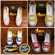 Sepatu Sneakers Converse1995 Sepatu Wanita Korea Balet Sepatu Kets Wanita Kuning Merah 3hole Classic