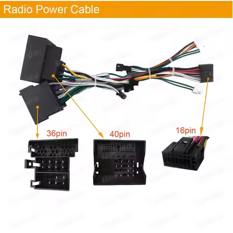 For Benz B200 W211 ML Vito Viano R350 W203 Android Radio Wiring Harness CAN Bus Power Connector Cabl