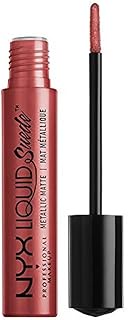 NYX PROFESSIONAL MAKEUP Liquid Suede Metallic Matte Lipstick - Bella (Deep Reddish Copper)