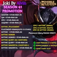 Joki Mobile Legends MLBB Murah Malaysia/MLBB  Boosting Rank /ML Boost