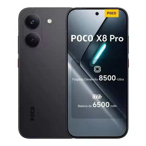 Xiaomi poco x8 pro 256gb/512gb mobile phone, 6.59" 1.5k amoled dimensity 8500-ultra screen, 6500 mah