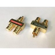 SUPER CHEAP - AV splitter Jack (RCA) 1 to 2 Monster (straight leg)