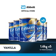 Ensure Gold with Streng+hPro Vanilla 1.6KG For Adult Nutrition Bundle of 5