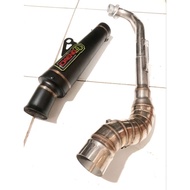 Daeng sai4 Pipe canister conical open specs exhaust Pipe for Wave 125 Xrm 110/125 Wave 100/110/115 R