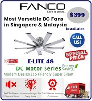 FANCO E-LITE 48 CEILING FAN LED LIGHT KIT  REMOTE  YEAR END PROMOTION  FREE DELIVERY