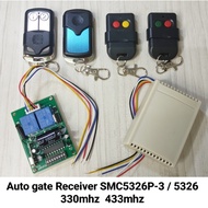 Auto Gate Receiver Remote SMC5326P-3  330Mhz 433Mhz KG5327 SMC5326