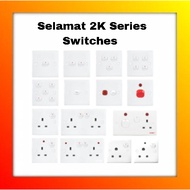 SELAMAT SWITCH WITH SIRIM AND JKR APPROVED (1gang, 2gang, 3gang, 4gang, 13A, 15A, 20A)