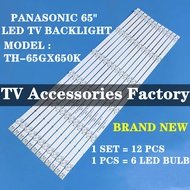 TH-65GX650K PANASONIC 65" LED TV BACKLIGHT (LAMP TV) PANASONIC 65 INCH LED TV BACKLIGHT TH65GX650K TH-65GX650 65GX650K