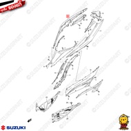 ชุดสี FRAME แท้ Suzuki New Hayate 125 Fi 2012 สีแดง