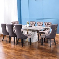 Dining Set/ Marble Dining Table/ Meja Makan 8 Kerusi/ Meja Makan Marble