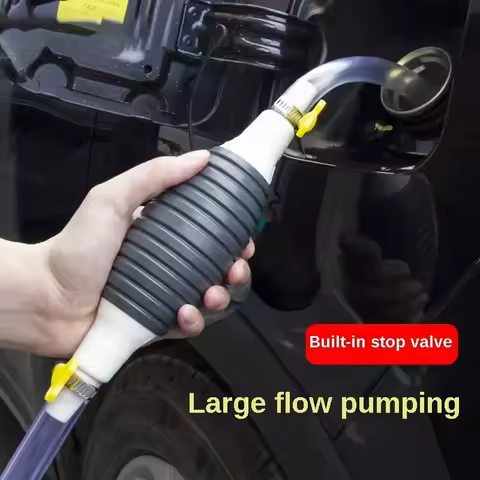 Car Sucker Oil Transfer Fuel Pump Multifunctional Manual Pump for Gasoline Gas Oil Fuel Petrol Diese