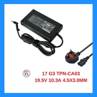 Power Adapter Charger 17 G3 TPN-CA03 19.5V 10.3A 4.5X3.0MM