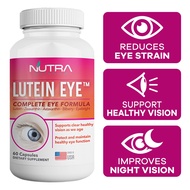 Nutra Botanics Lutein Eye Supplement - 60s -With Zeaxanthin, Bilberry - Support Healthy Vision, Eye 