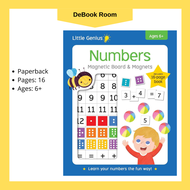 Little Genius Numbers with Magnetic Board & Magnets (Include 16 page book)
