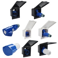 SJT Upgraded Motorhome RV Power Plug 16 32A External Flush Inlet Socket Outlet