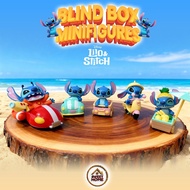 Blindbox Figure Stitch BLIND BOX Carnaval Edition Desktop Ornaments Stitch Doll Children's Toy Doll 