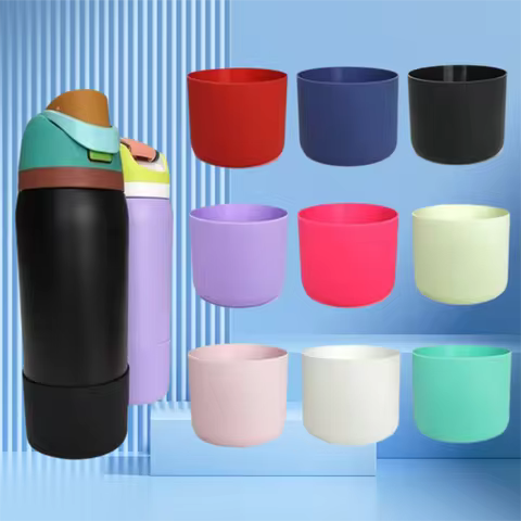 1Pcs Soft Silicone Boot for Owala 24oz 32oz 40oz Anti-Slip Protective Sleeve Boot Bottom Base Water 