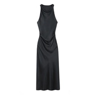 PO 3 - 4 WEEKS BLACK Satin Dress