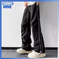 【COD 】Baggy tracksuit Cotton Straight Cut Cargo Pants Men Trend Oversize Multi Pocket Retro Cargo Pa