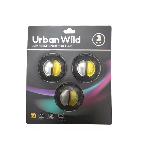 3 Pack Car Air Freshener, Car Air Vent, Car Aroma Relax Long-lasting Fragrance, Powerful Odor Elimin