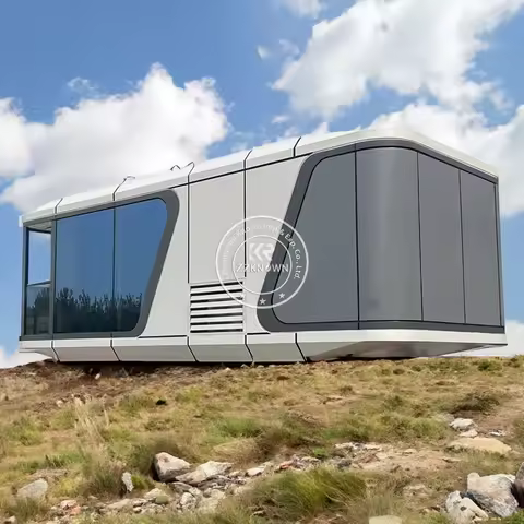 2024 High Quality Luxury Modern Modular Mobile Cabin Container House Prefab Space Capsule House