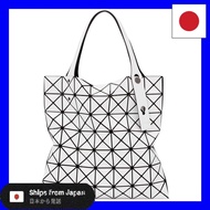 Baobao Issey Miyake PRISM BASICS Prism 7×7 Tote Bag SHINY White Black Beige Silver BB AG047