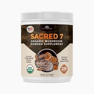 Sacred 7 Mushroom Coffee Booster | Organic Mushroom Supplement Powder – Lions Mane, Reishi, Chaga & 