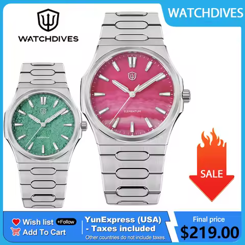 Watchdives WD0016 Super Black Men Watch Ultra Light-Absorbing Dial VH31/VH60 Sweep Second Quartz Mov