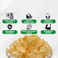 Ez Bizy GETAH ANGGUR / ALMOND GUMS - 1kg/500g/250g/100g (SVATTA) Katira Drink Snacks Makanan Ringan