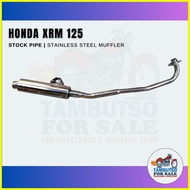 △ ◇ ▦ Honda XRM 125 Stock Pipe Type Muffler for XRM 125 Exhaust pipe