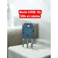 Mosfet K2698, 18a, 500v original removed