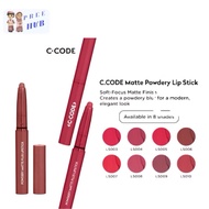 C.CODE Powdery Matte Lipstick Sweet code LS007/5/4/3 1S(Exp 09/2026)