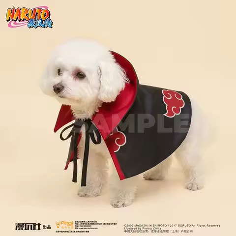 NARUTO Minato Akatsuki China Official Authorization Cosplay Pets Cap Costume Cloak