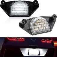 Xenon White LED License Plate Lights for Chevrolet Corvette C4 C5 C6 Camaro Impala Monte Lumina SSR 