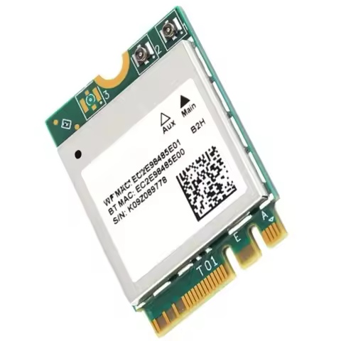 Wireless Adapter Card for Realtek RTL8812AE RTL8812 802.11AC 2.4Ghz/5Ghz NGFF M.2 Wireless WiFi Blue